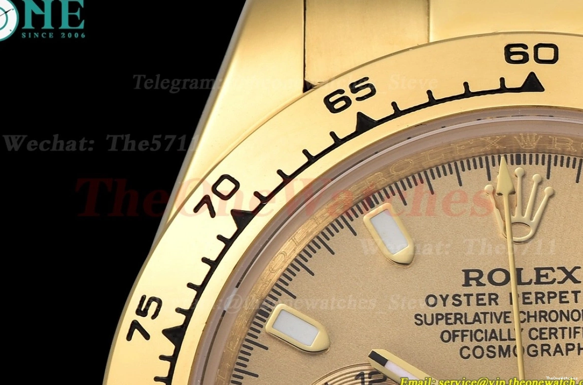 Dial 40mm GDF Gold A3836 YG Daytona YG 0513